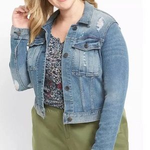 Arizona‎ women’s Jean Jacket/large -petite